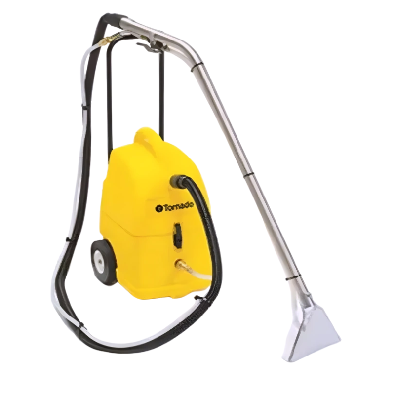 Tornado PS Professional Carpet Spotter metal wand hose yellow body.