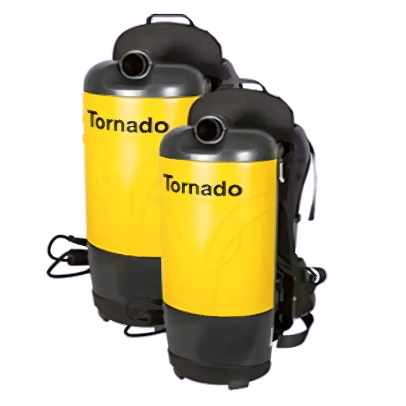 Tornado Pac Vac 10 Aircomfort front view yellow black.