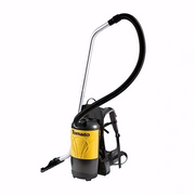 Tornado Pac Vac 6 Roam front angled view black hose wand attachment.