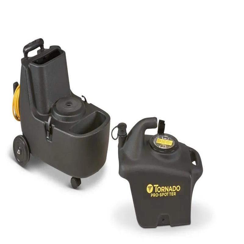 Tornado Pro Spotter separated tank and base black body yellow label.
