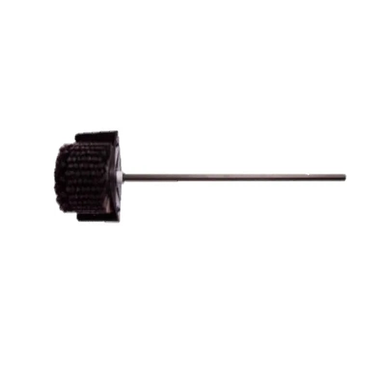 Tornado Side Brush for BR9 33990 side view black brush metal shaft.