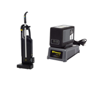 Tornado Strike Dual Motor Upright Vacuum with battery charger.