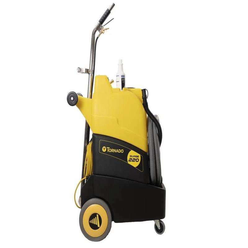 Tornado Surge 500 side view yellow black body large wheels.