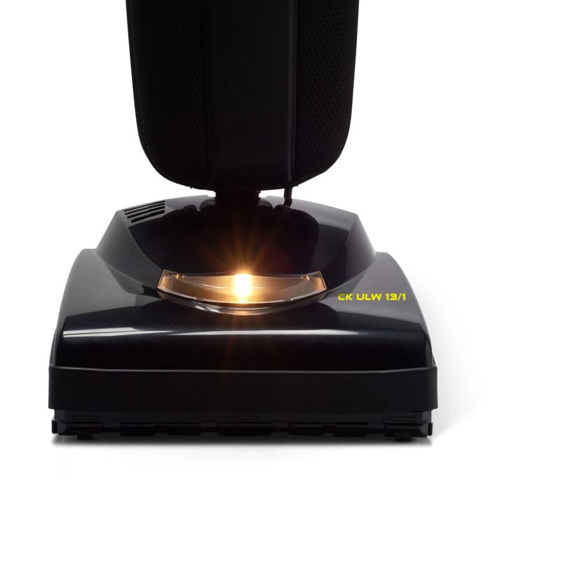 Tornado TV280 W12 U front nozzle light on black housing yellow text.