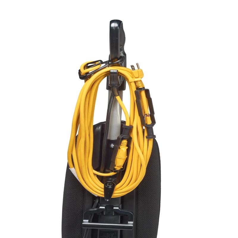 Tornado TV280 W12 U rear handle yellow power cord wrapped.