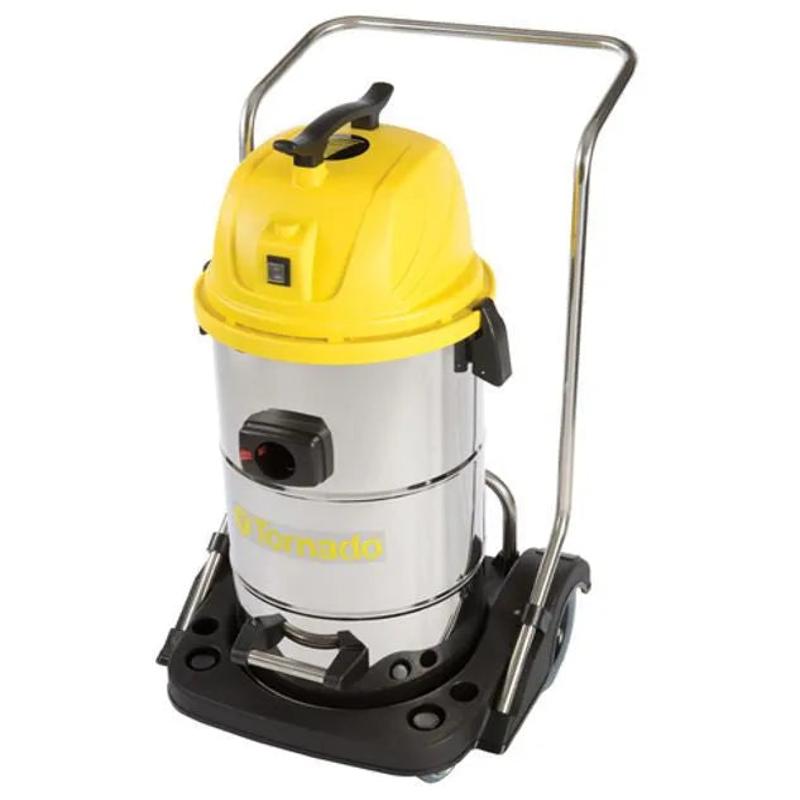 Tornado Taskforce 15 Wet Dry Industrial Canister Vacuum full view.