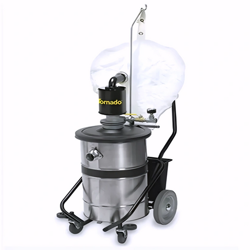 Tornado Taskforce 18 Gallon external filter wet dry air vacuum full view.