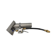 Tornado Upholstery Tool side view with hose connection metal handle.