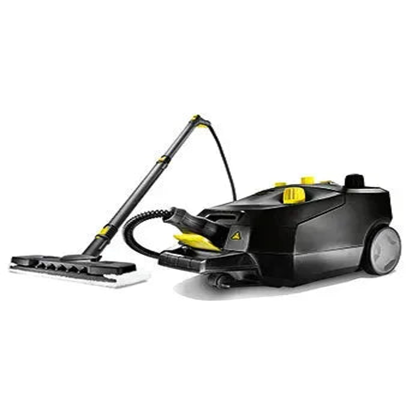 Tornado VS4 Chemical Free Steam Cleaner action shot cleaning sink top view person using.