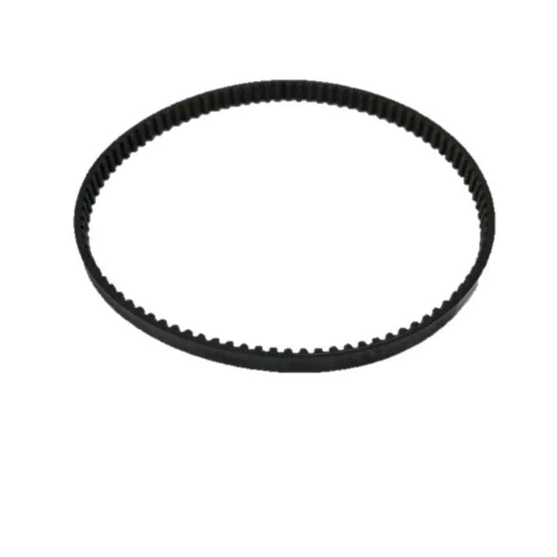 Tornado Vacuum Belt top view black rubber circular belt white background.