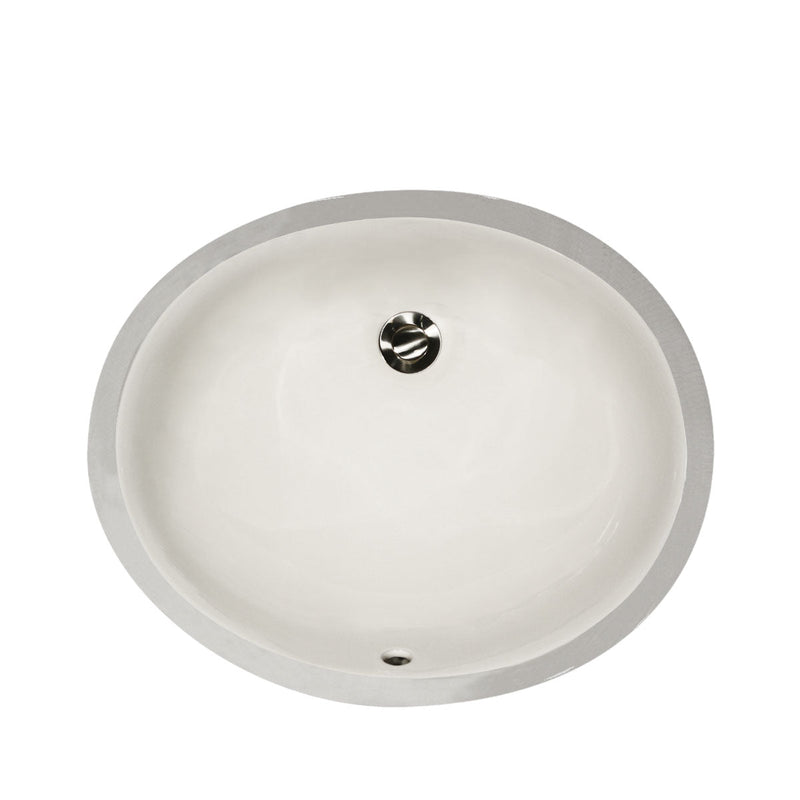 Nantucket Sinks 13" X 10" Undermount Ceramic Sink (image 1)