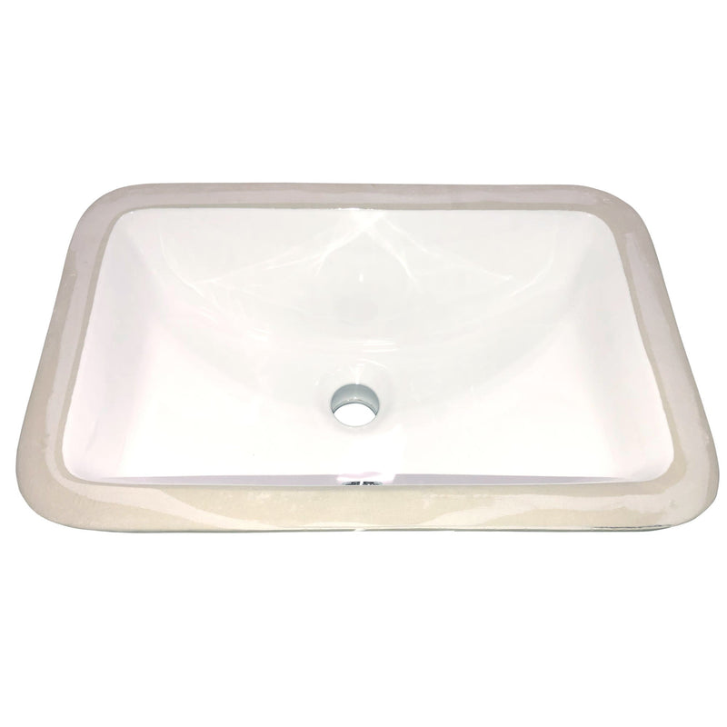 Nantucket Sinks UM-159-W Undermount Ceramic Sink (image 2)