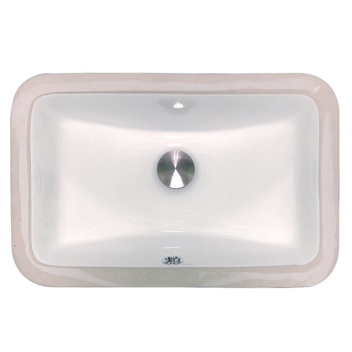 Nantucket Sinks UM-159-W Undermount Ceramic Sink