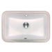 Nantucket Sinks UM-159-W Undermount Ceramic Sink