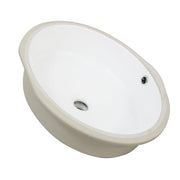 Nantucket Sinks UM-16CW Oval Undermount Ceramic Sink (image 3)