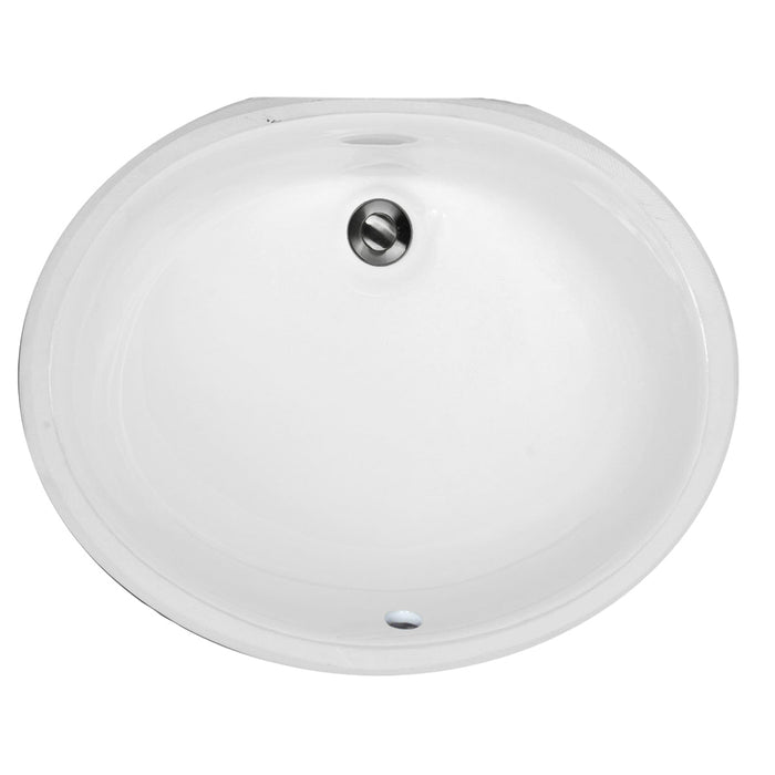 Nantucket Sinks 17" X 14" Undermount Ceramic Sink