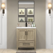 VIV 30 Inch Solid Wood Freestanding Vanity in White Oak by Better Vanity Vanities