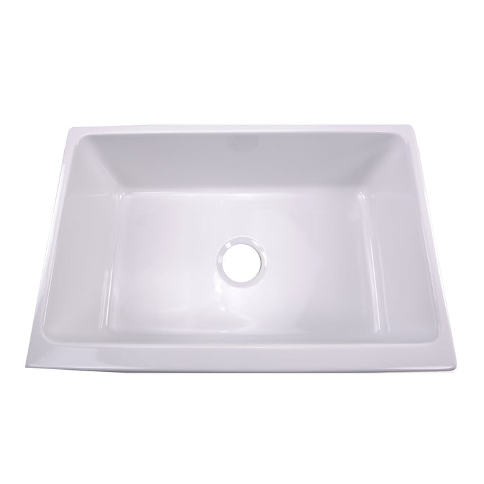 Nantucket Sinks WH3018FCL 30" Reversible Italian Sink