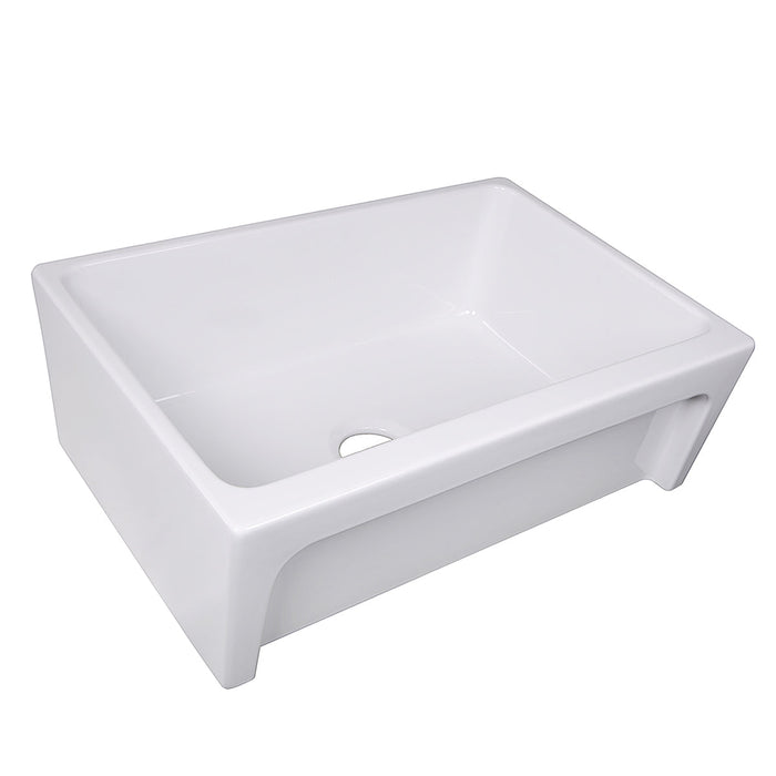 Nantucket Sinks WH3018FCL 30 Inch Reversible Italian Sink