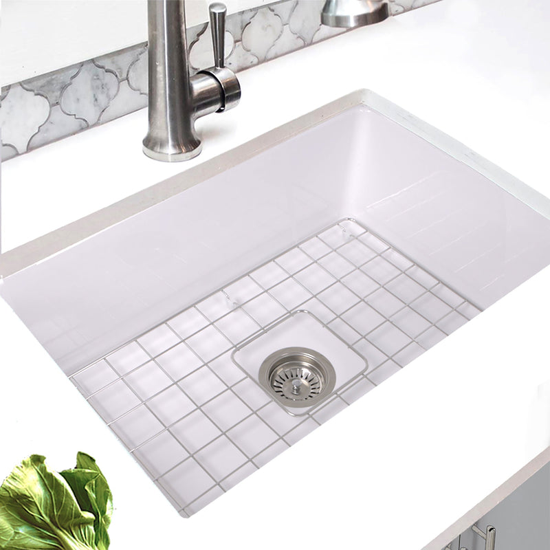 Nantucket Sinks Wellfleet-2719W 27" Undermount Fireclay Kitchen Sink Wellfleet-2719W (image 4)