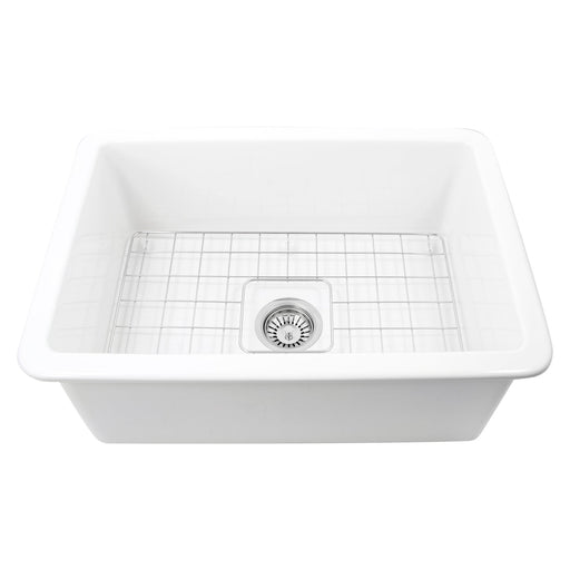 Nantucket Sinks Wellfleet-2719W 27-Inch Undermount Fireclay Kitchen Sink Wellfleet-2719W