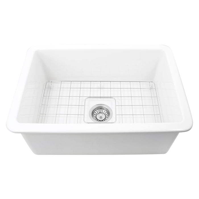 Nantucket Sinks Wellfleet-2719W 27-Inch Undermount Fireclay Kitchen Sink Wellfleet-2719W