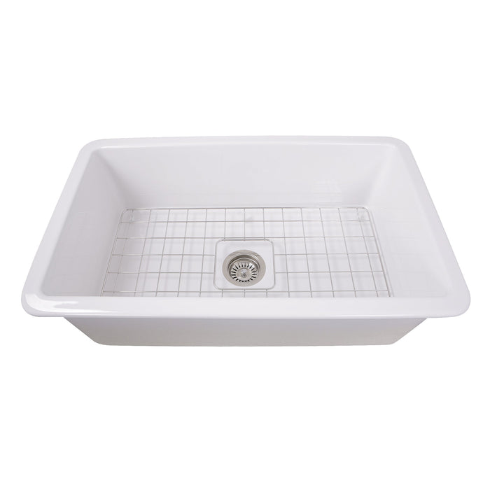 Nantucket Sinks Wellfleet-3218W 32" Undermount Fireclay Kitchen Sink Wellfleet-3218W