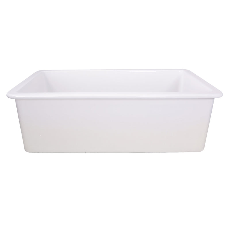 Nantucket Sinks Wellfleet-3218W 32" Undermount Fireclay Kitchen Sink Wellfleet-3218W