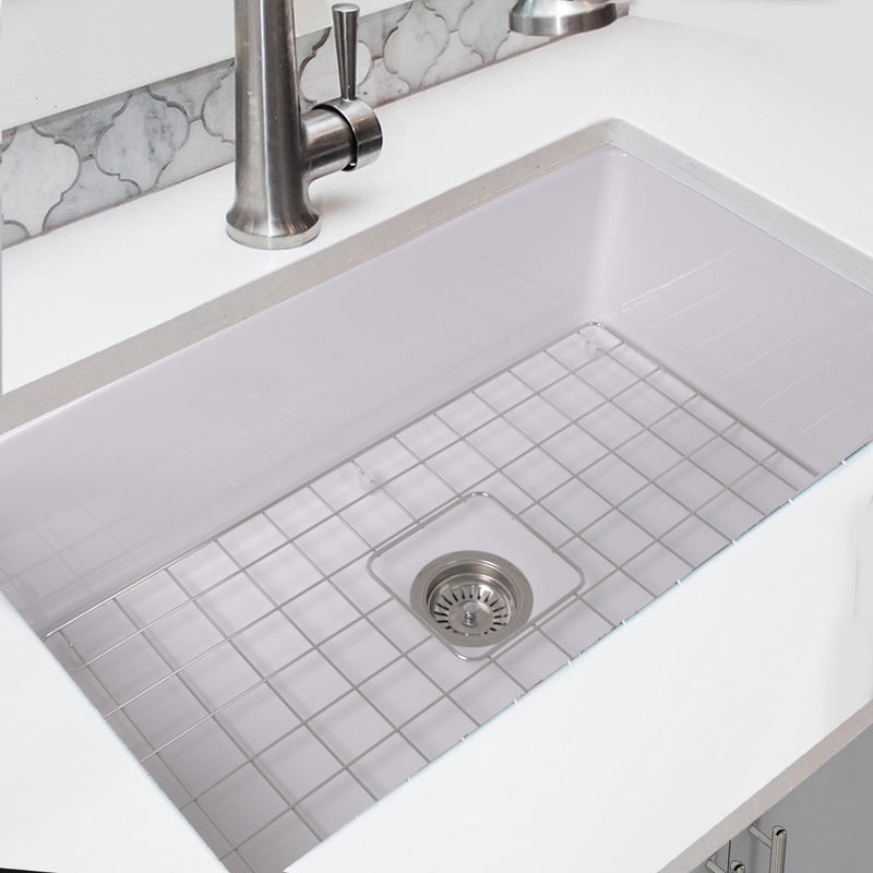 Nantucket Sinks Wellfleet-3218W 32" Undermount Fireclay Kitchen Sink Wellfleet-3218W