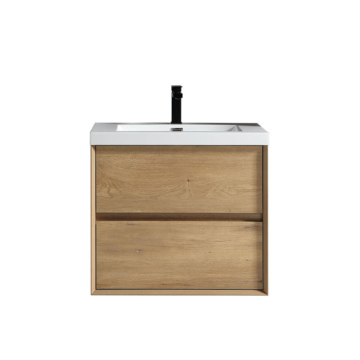 Kingdee 24"-84" Wall Mounted Vanity with Reinforced Acrylic Sink