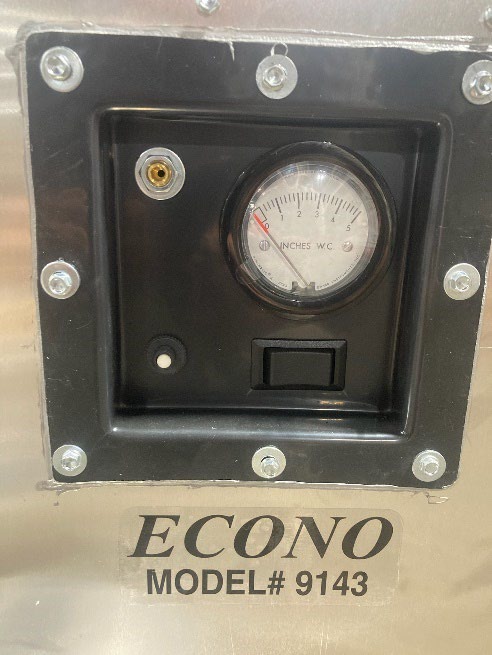 Read filter loading on the gauge