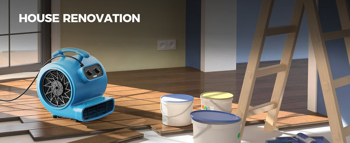 Dry floors, walls and ceilings