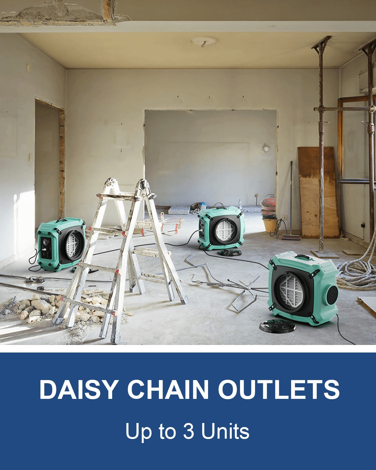 Daisy-chained, stacked and van-ready