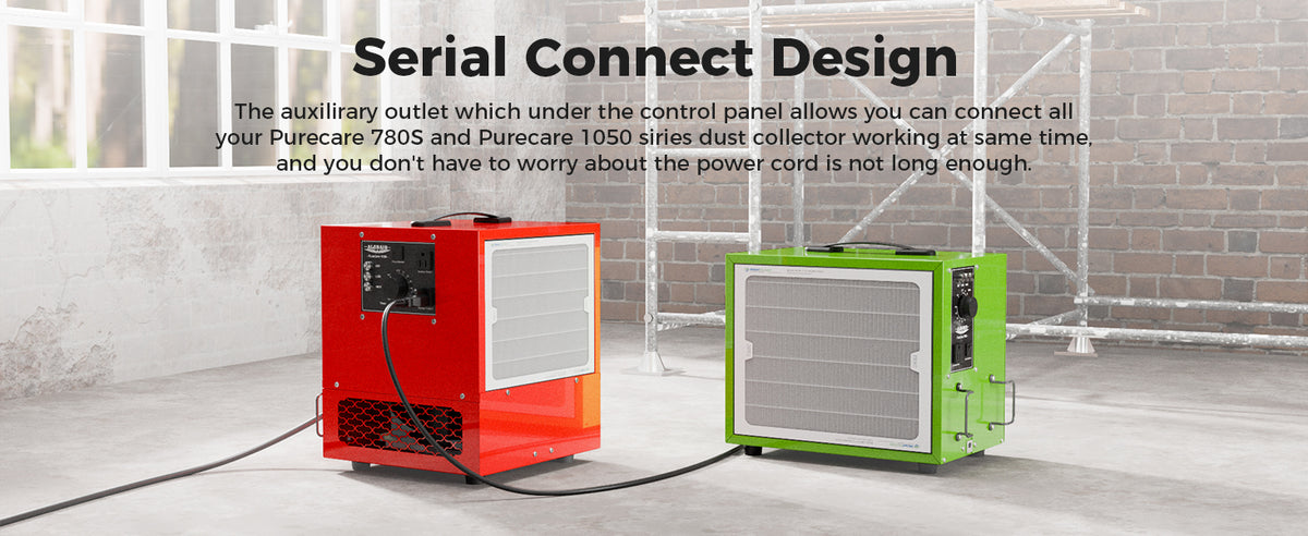Auxiliary outlets for a second machine
