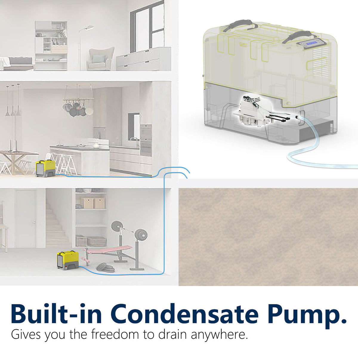 Pump the water out automatically