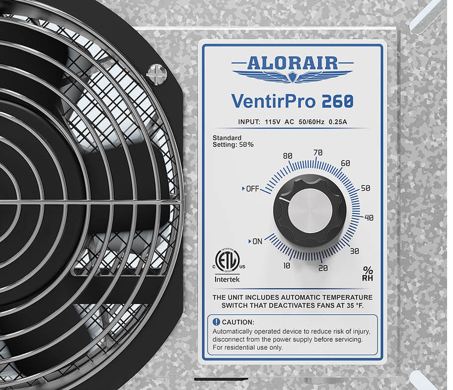 Runs on humidity, stops in frost