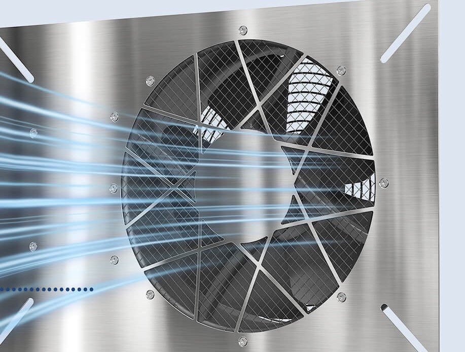 Runs on humidity, stops in frost