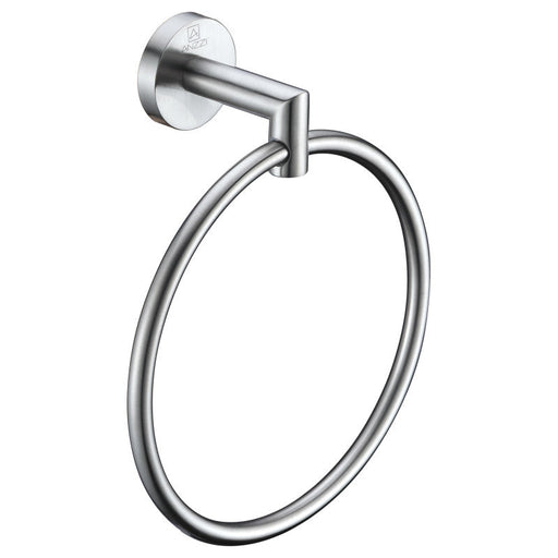 ANZZI AC-AZ009BN towel ring in Brushed Nickel, main product photo