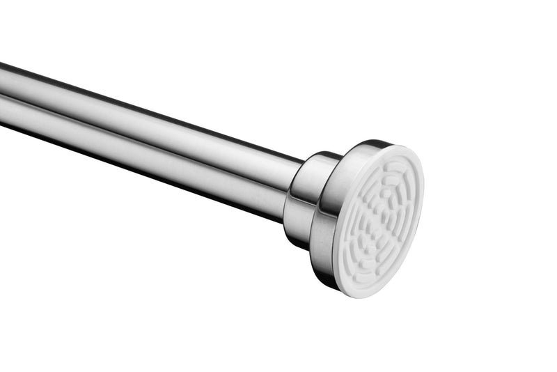 ANZZI AC-AZSR55CH shower curtain rod in Polished Chrome, main product photo