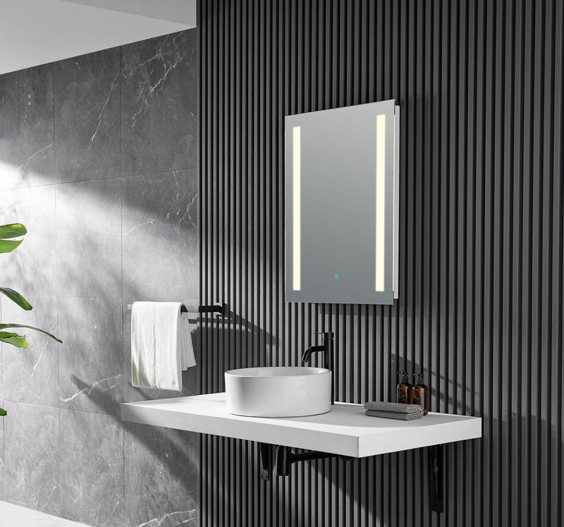 ANZZI BA-LMDFV002WH led bathroom mirror, main product photo