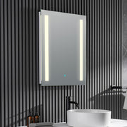 ANZZI BA-LMDFV002WH led bathroom mirror, installed room view 1