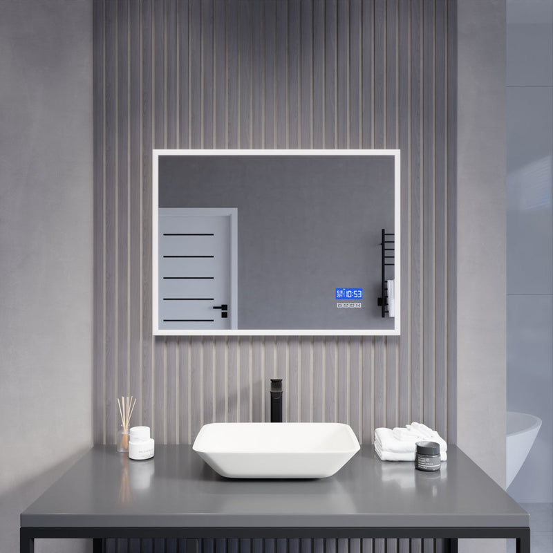 ANZZI BA-LMDFX014AL led bathroom mirror, main product photo