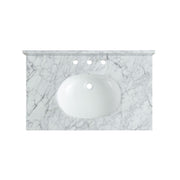 ANZZI CS-CTRSS01WH Verona console sink top in the listed finish, main product photo