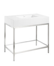ANZZI CS-FGC001-BN Ventura console sink in brushed nickel, main product photo