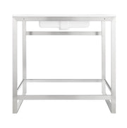 ANZZI CS-FGC005-BN Orchard console sink in brushed nickel, white background view 1