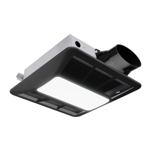ANZZI EF-AZ106MB bathroom exhaust fan in Matte Black, main product photo
