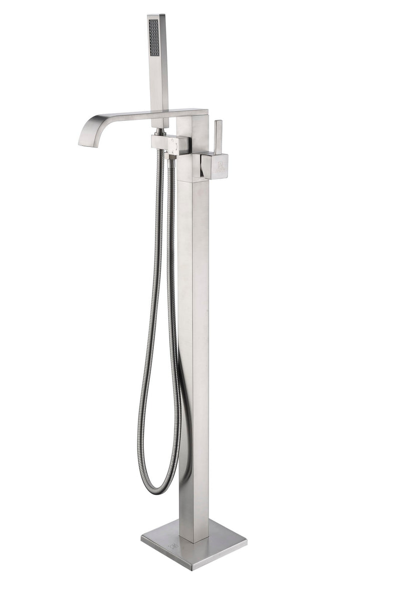 ANZZI FS-AZ0044BN Angel bathtub faucet in polished chrome, main product photo