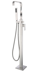 ANZZI FS-AZ0050BN Yosemite tub filler in brushed nickel, main product photo