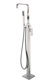 ANZZI FS-AZ0050BN Yosemite tub filler in brushed nickel, white background view 6