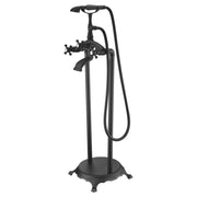 ANZZI FS-AZ0052BK Suni bathtub faucet in matte black, main product photo